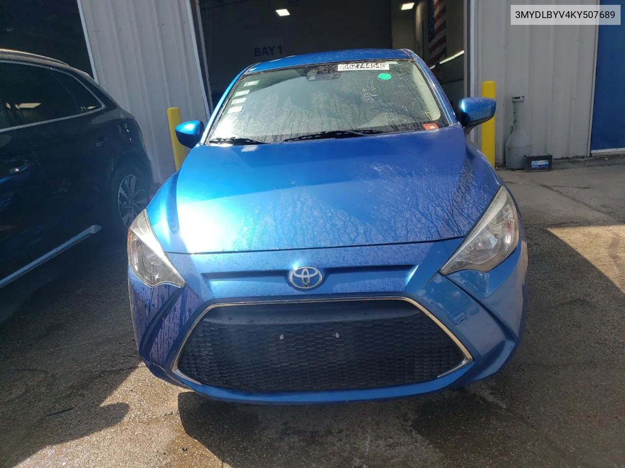 2019 Toyota Yaris L VIN: 3MYDLBYV4KY507689 Lot: 66274454