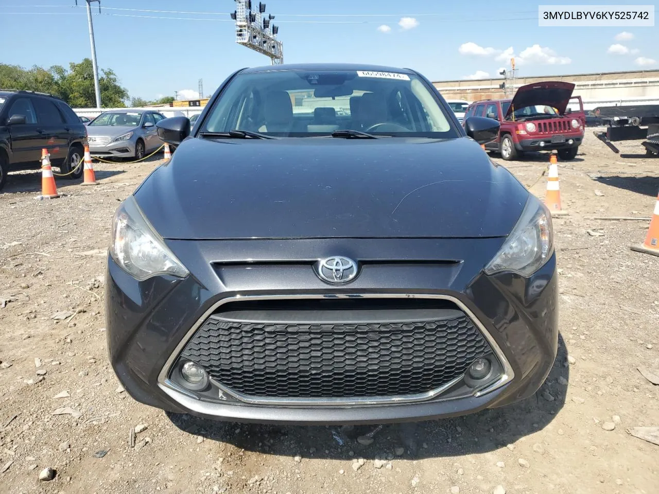 2019 Toyota Yaris L VIN: 3MYDLBYV6KY525742 Lot: 66598474