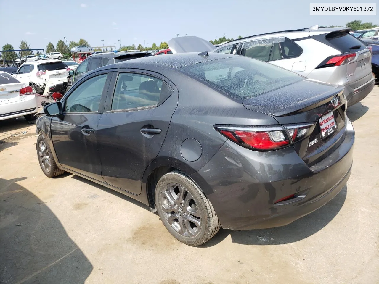 2019 Toyota Yaris L VIN: 3MYDLBYV0KY501372 Lot: 67850254