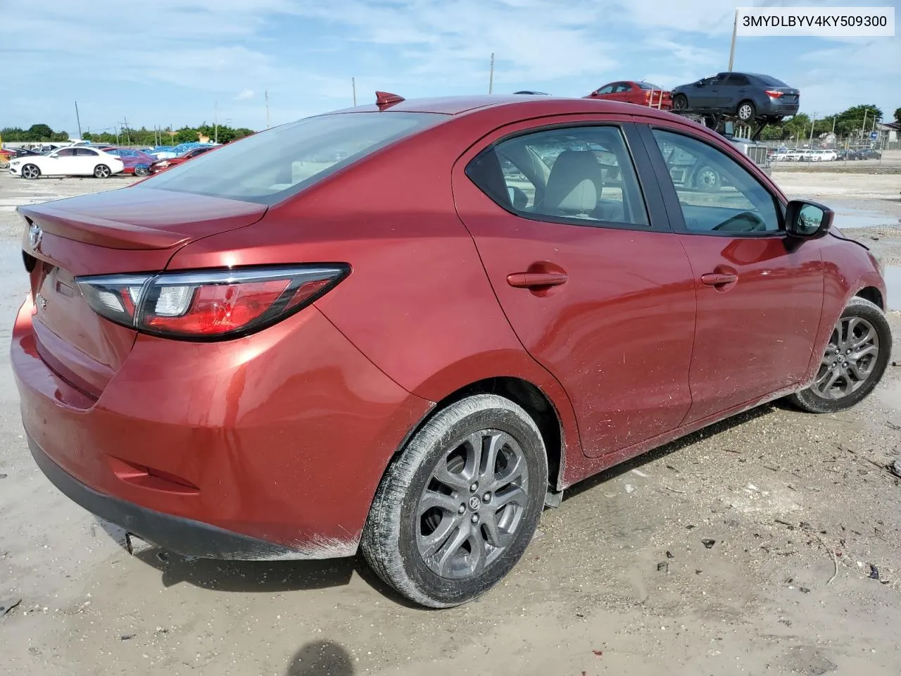 3MYDLBYV4KY509300 2019 Toyota Yaris L