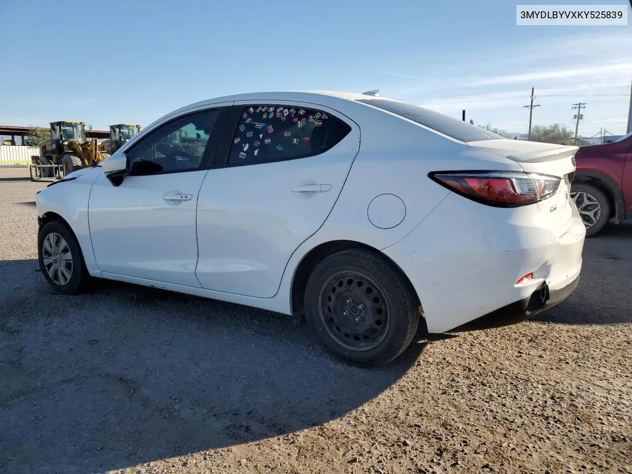 3MYDLBYVXKY525839 2019 Toyota Yaris L