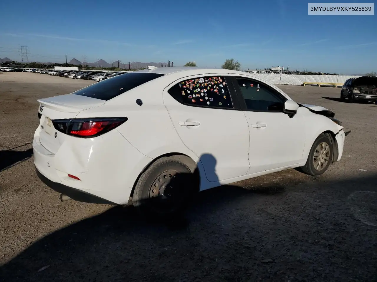 3MYDLBYVXKY525839 2019 Toyota Yaris L