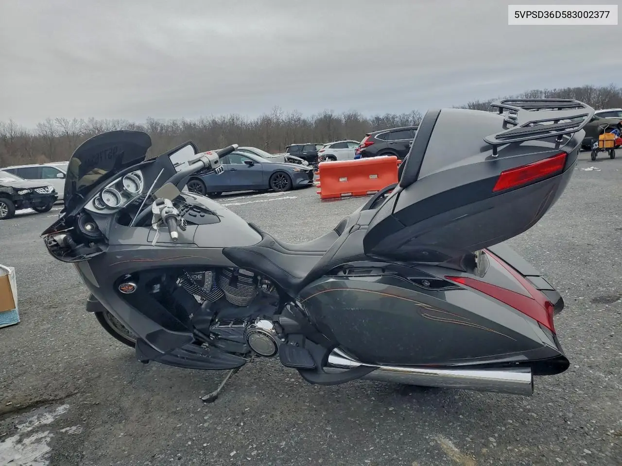 5VPSD36D583002377 2008 Victory Motorcycles Vision Deluxe