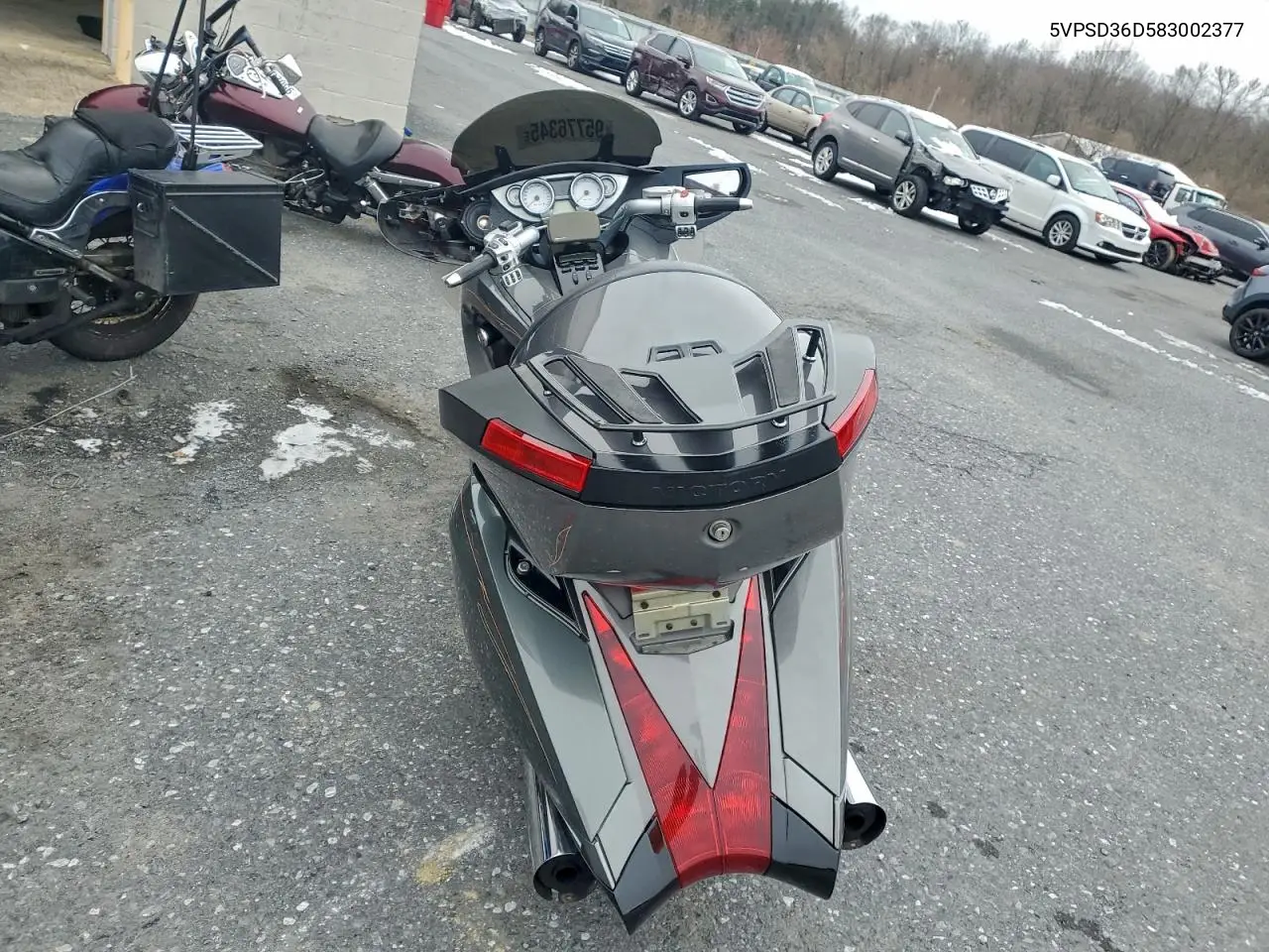 5VPSD36D583002377 2008 Victory Motorcycles Vision Deluxe