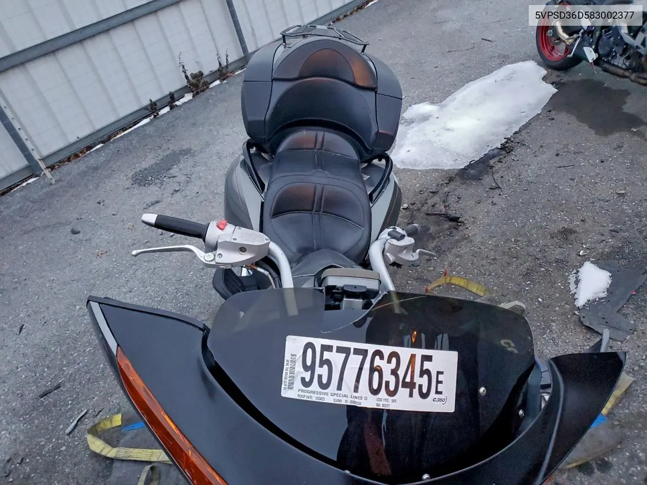 5VPSD36D583002377 2008 Victory Motorcycles Vision Deluxe