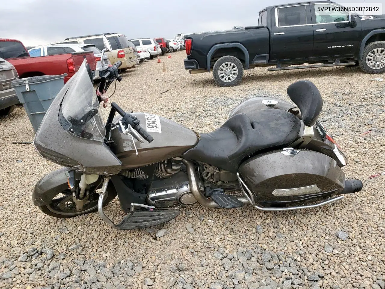 5VPTW36N5D3022842 2013 Victory Motorcycles Cross Country Tour
