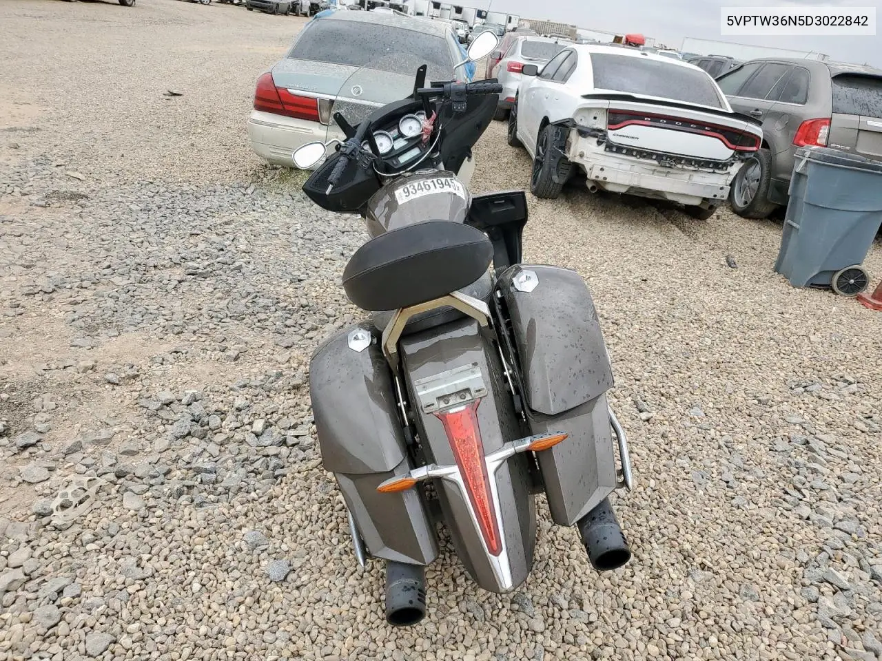 5VPTW36N5D3022842 2013 Victory Motorcycles Cross Country Tour