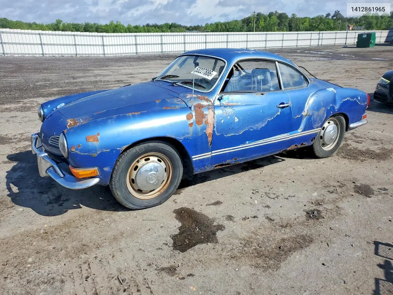 1971 Volkswagen Karmann Gh VIN: 1412861965 Lot: 53227886