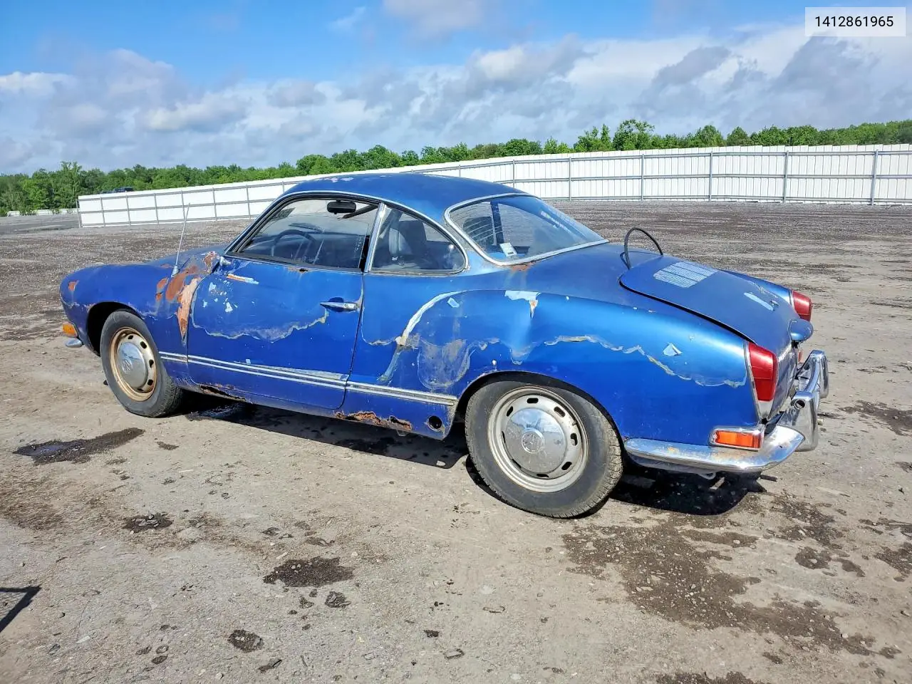 1971 Volkswagen Karmann Gh VIN: 1412861965 Lot: 53227886
