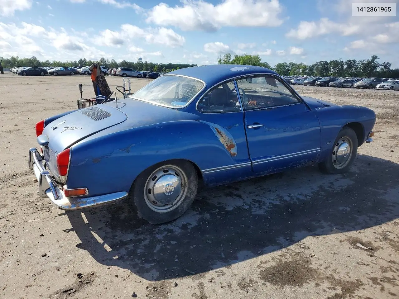 1971 Volkswagen Karmann Gh VIN: 1412861965 Lot: 53227886