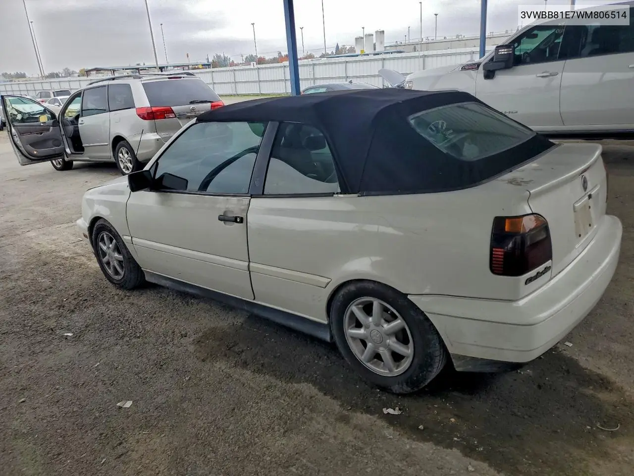 3VWBB81E7WM806514 1998 Volkswagen Cabrio Gls