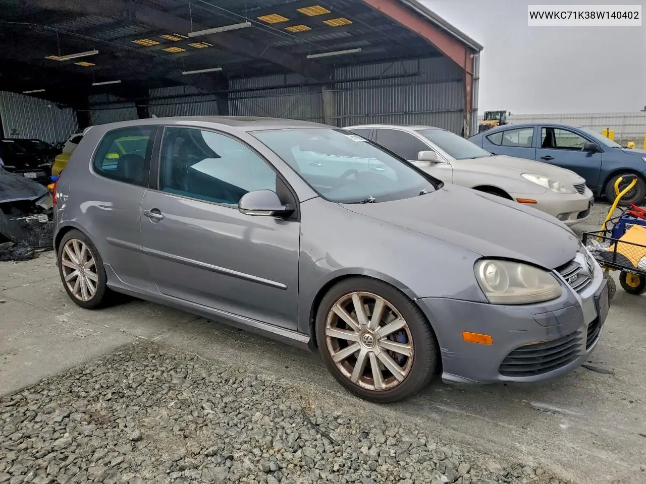 WVWKC71K38W140402 2008 Volkswagen R32