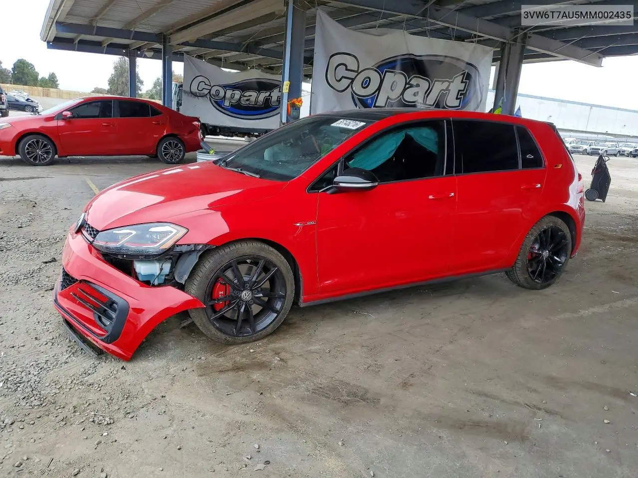 2021 Volkswagen Gti S VIN: 3VW6T7AU5MM002435 Lot: 56146216