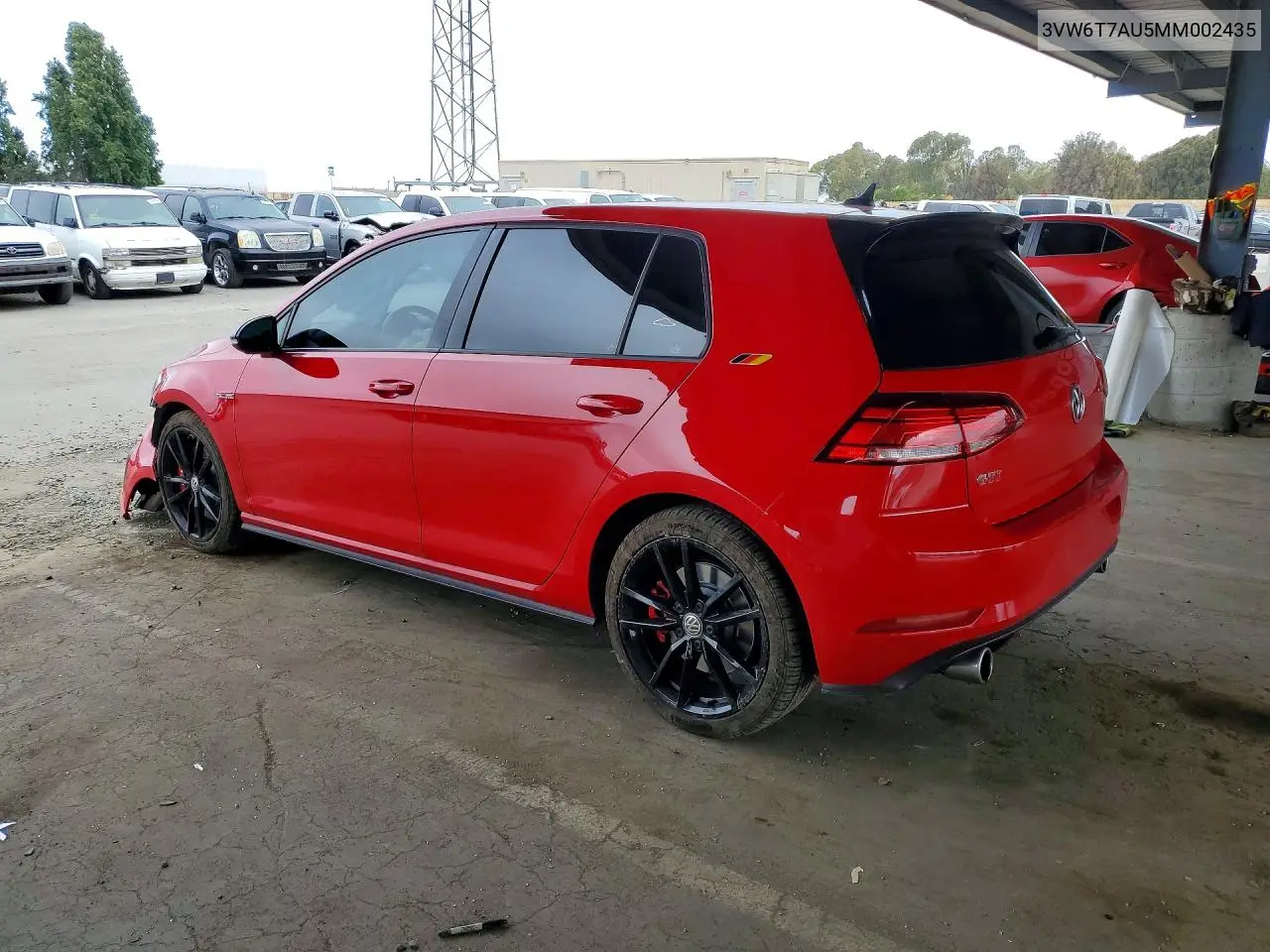 2021 Volkswagen Gti S VIN: 3VW6T7AU5MM002435 Lot: 56146216
