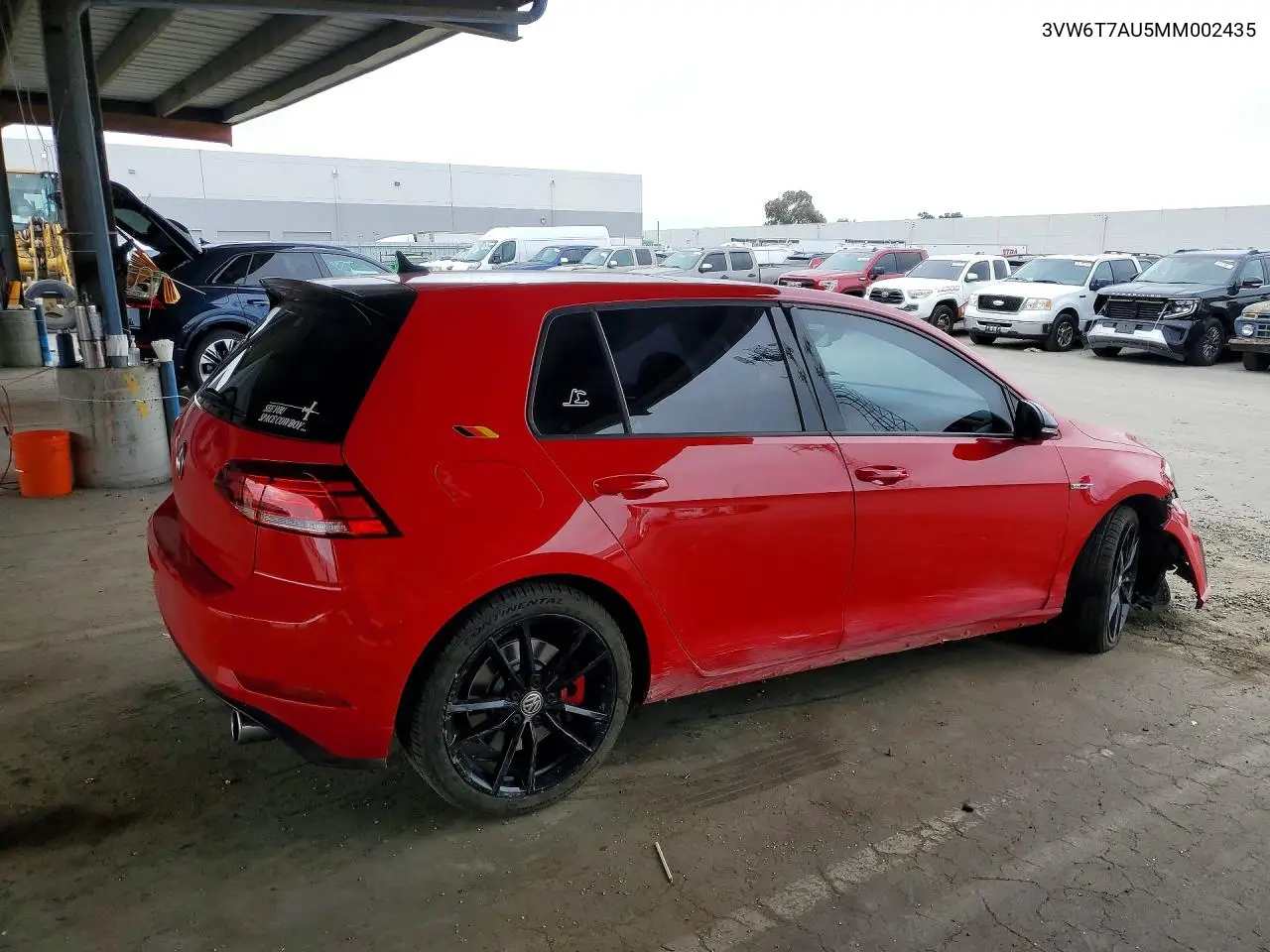 2021 Volkswagen Gti S VIN: 3VW6T7AU5MM002435 Lot: 56146216