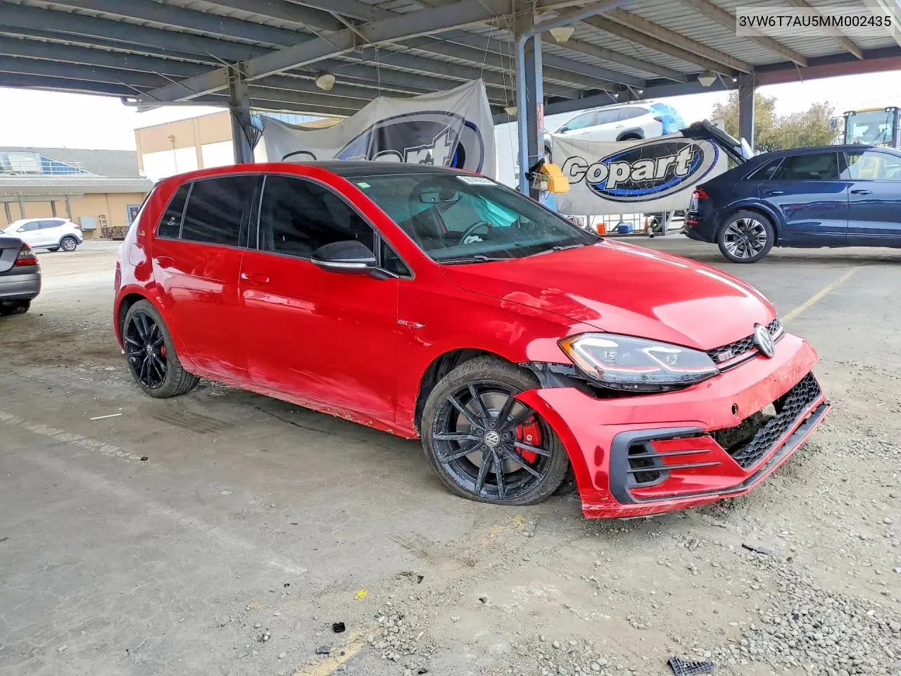 2021 Volkswagen Gti S VIN: 3VW6T7AU5MM002435 Lot: 56146216
