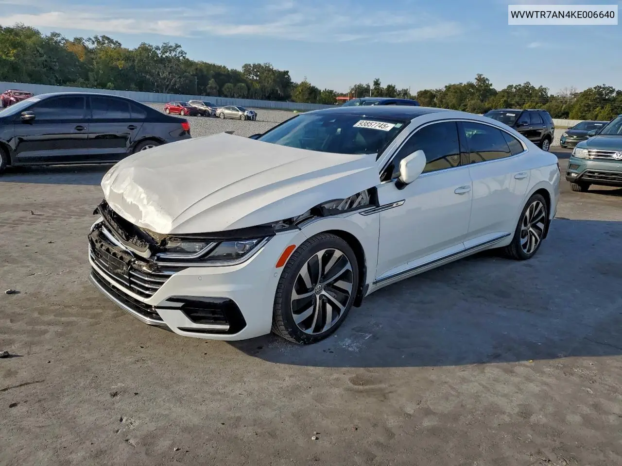 WVWTR7AN4KE006640 2019 Volkswagen Arteon Sel Premium