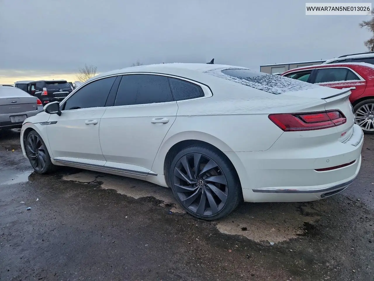 WVWAR7AN5NE013026 2022 Volkswagen Arteon Sel R-Line