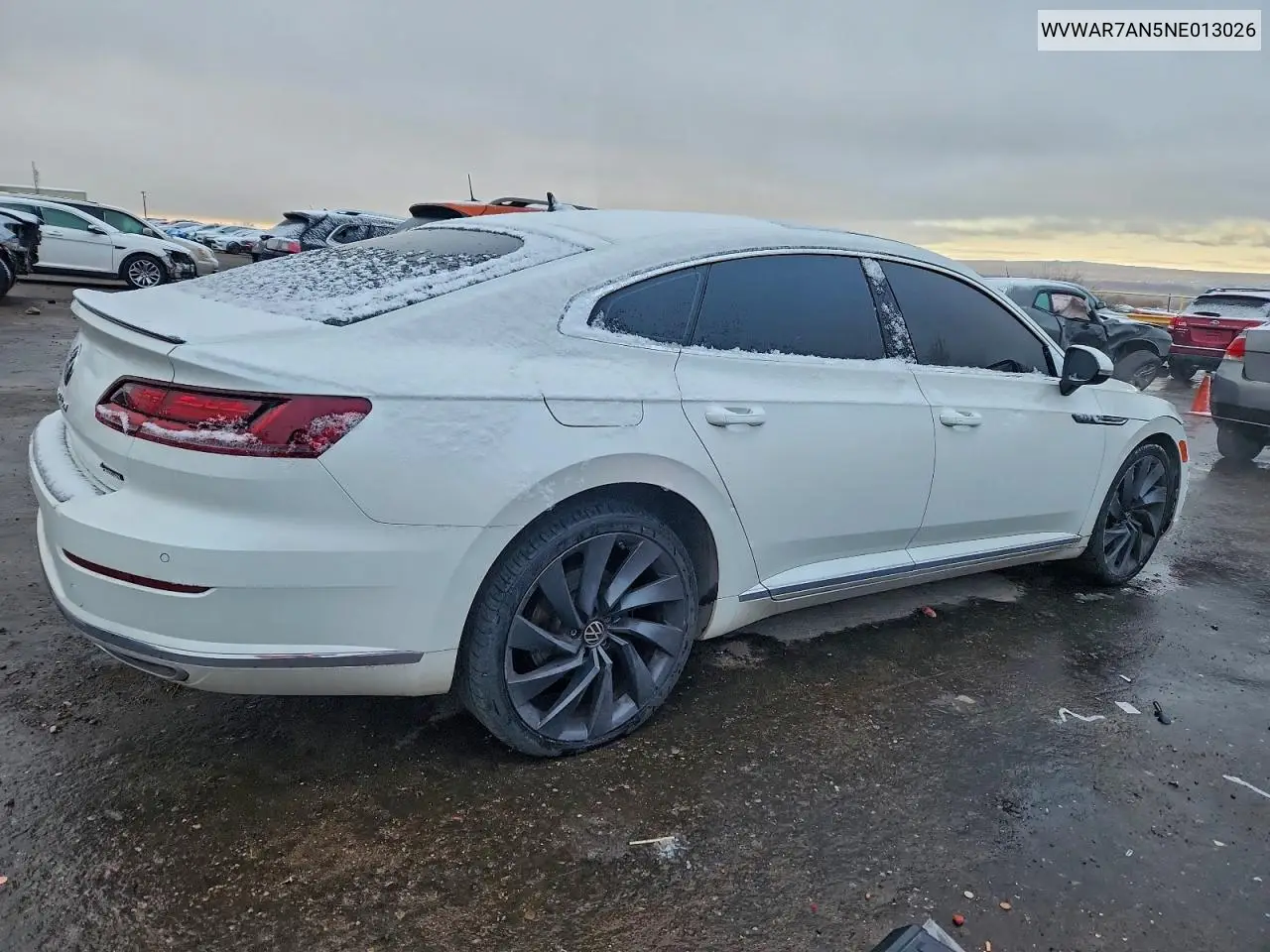 WVWAR7AN5NE013026 2022 Volkswagen Arteon Sel R-Line