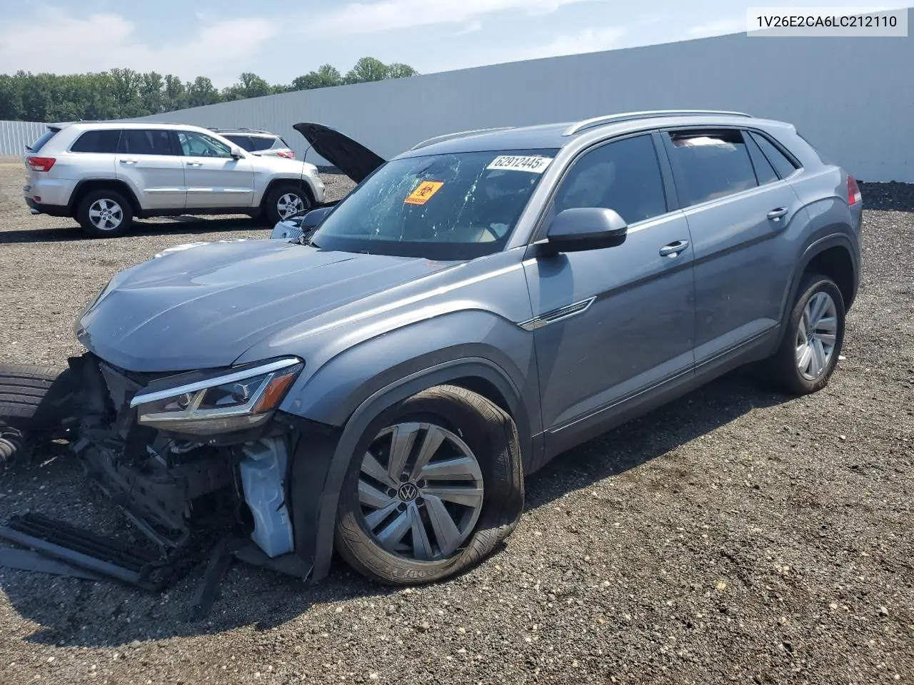 1V26E2CA6LC212110 2020 Volkswagen Atlas Cross Sport Se