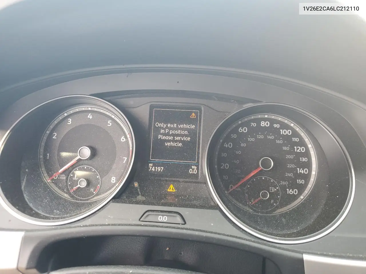 1V26E2CA6LC212110 2020 Volkswagen Atlas Cross Sport Se