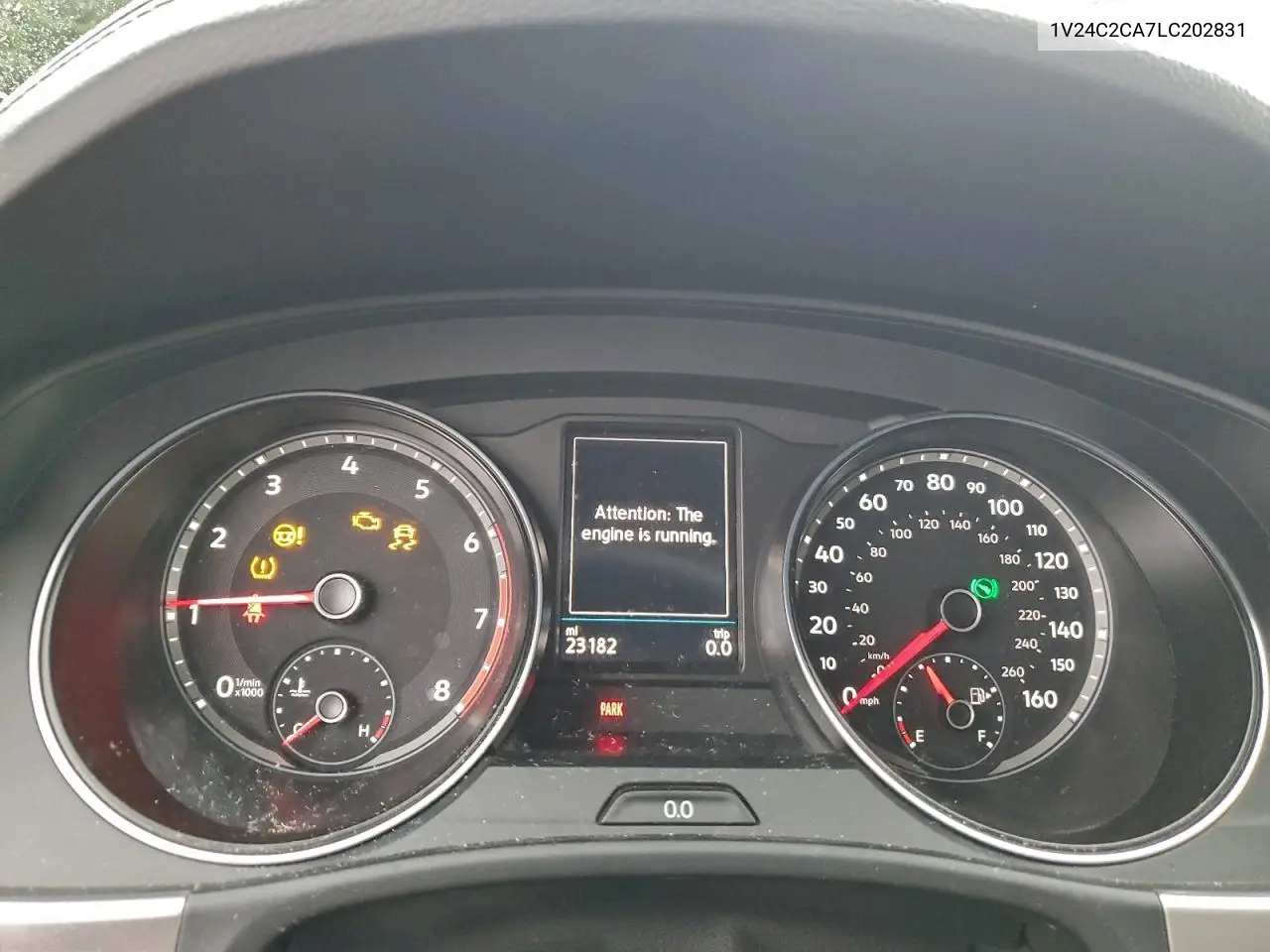1V24C2CA7LC202831 2020 Volkswagen Atlas Cross Sport Se