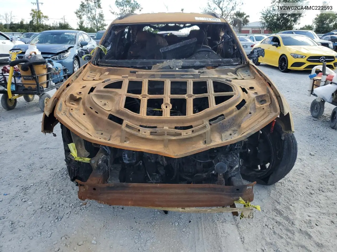 1V2WC2CA4MC222593 2021 Volkswagen Atlas Cross Sport Se
