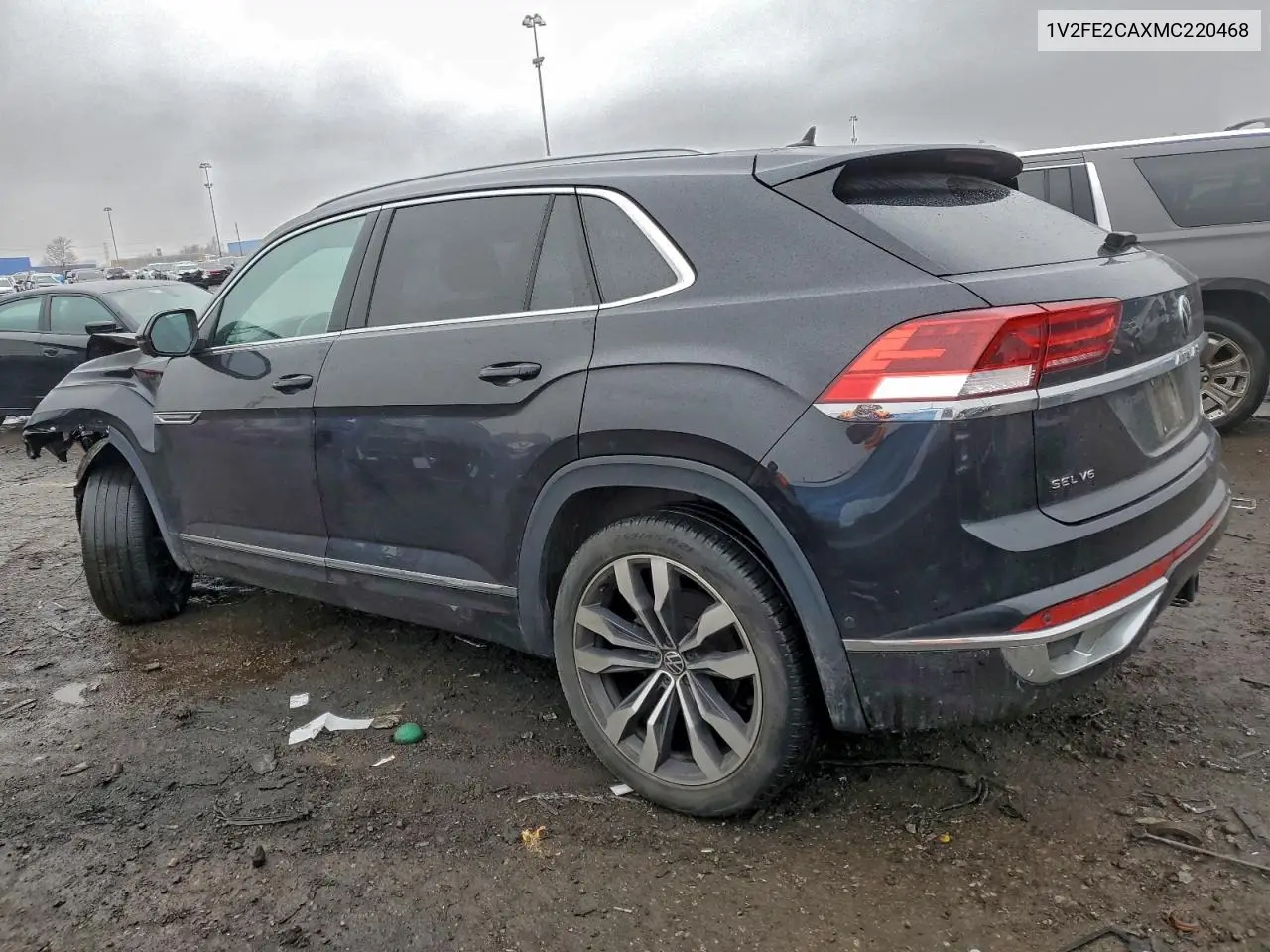 1V2FE2CAXMC220468 2021 Volkswagen Atlas Cross Sport Sel Premium R-Line