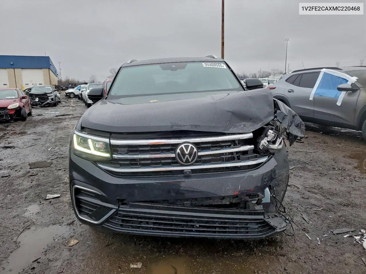 1V2FE2CAXMC220468 2021 Volkswagen Atlas Cross Sport Sel Premium R-Line
