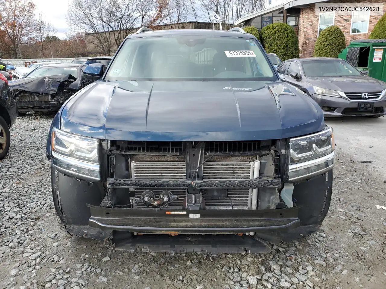 1V2NR2CA0JC542628 2018 Volkswagen Atlas Sel Premium