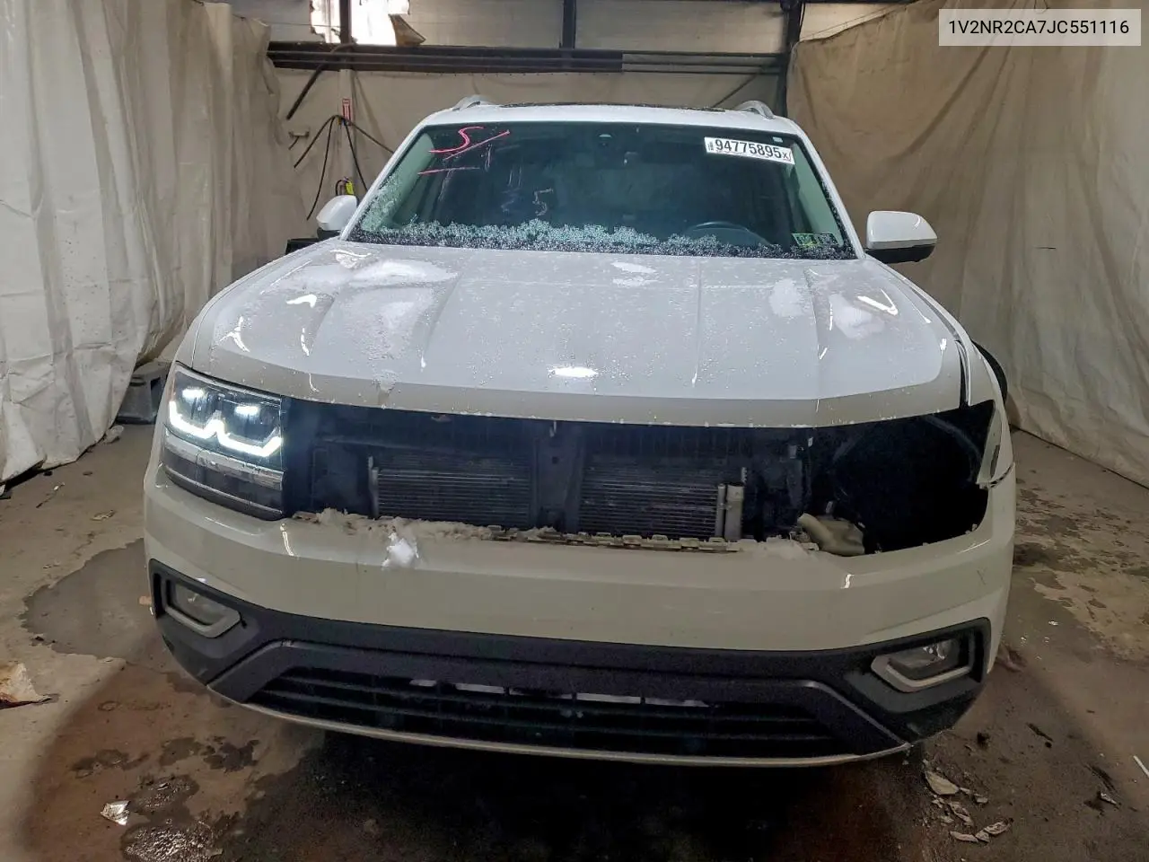 1V2NR2CA7JC551116 2018 Volkswagen Atlas Sel Premium