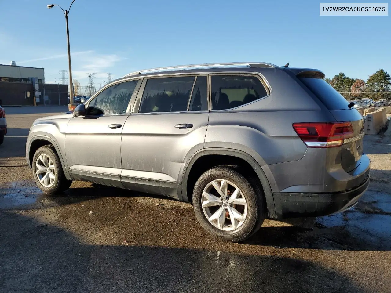 1V2WR2CA6KC554675 2019 Volkswagen Atlas Se