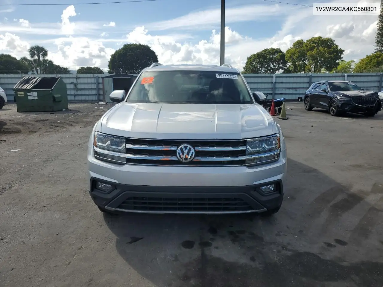 1V2WR2CA4KC560801 2019 Volkswagen Atlas Se