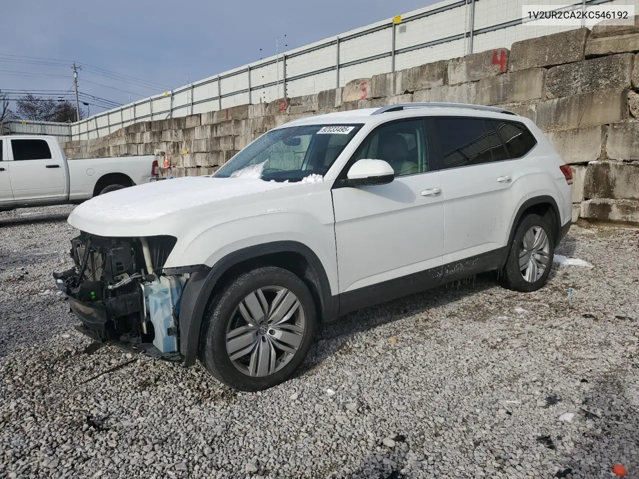 1V2UR2CA2KC546192 2019 Volkswagen Atlas Se