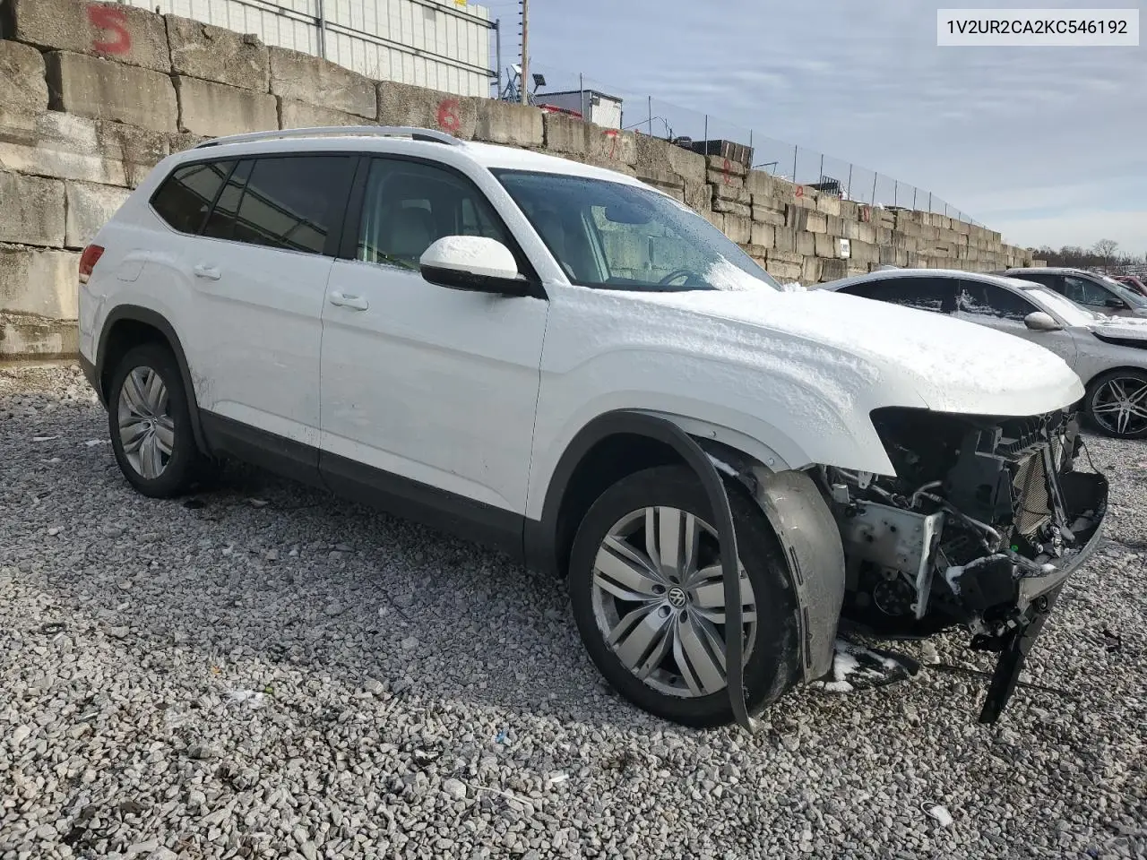 1V2UR2CA2KC546192 2019 Volkswagen Atlas Se