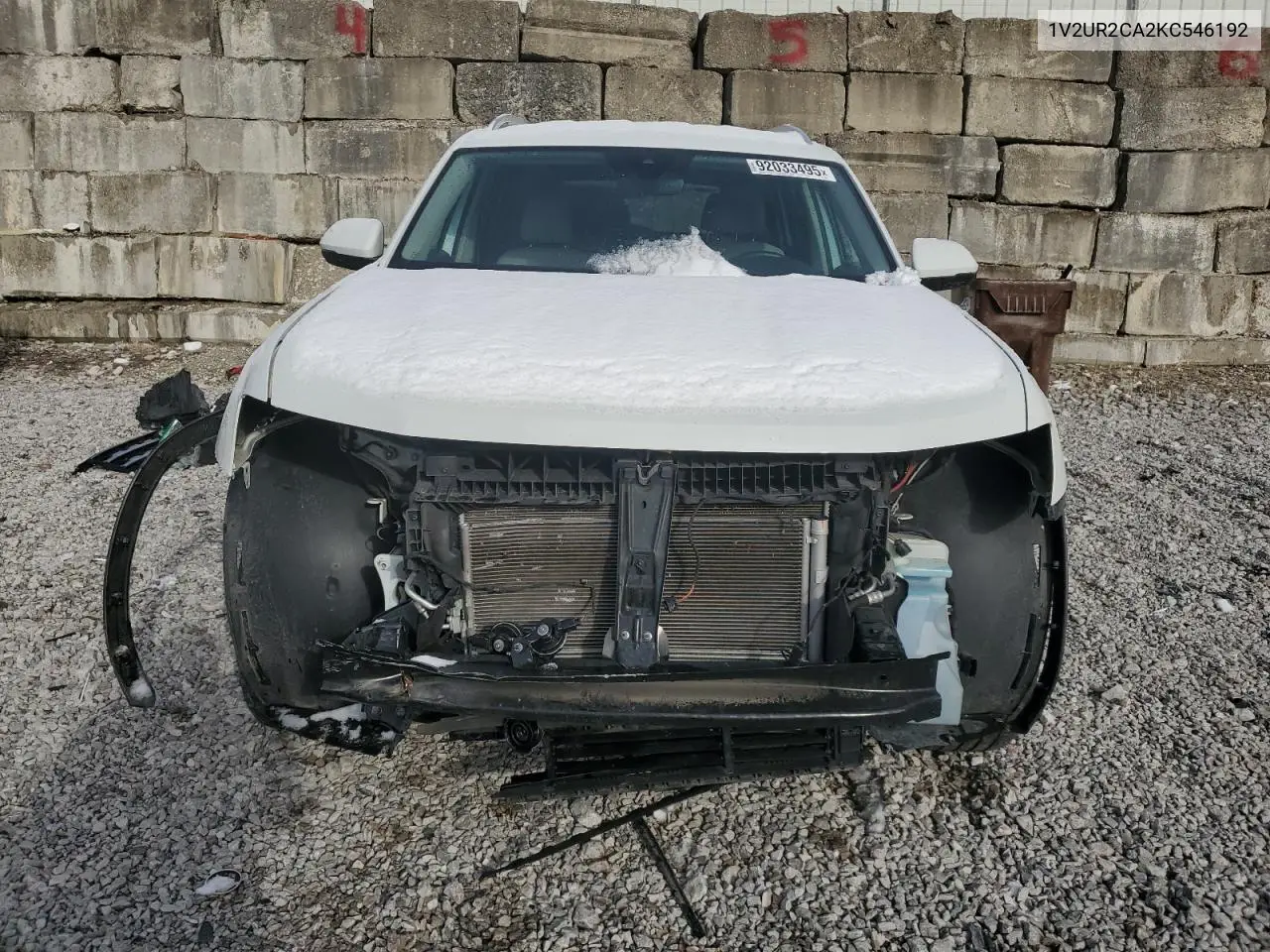 1V2UR2CA2KC546192 2019 Volkswagen Atlas Se