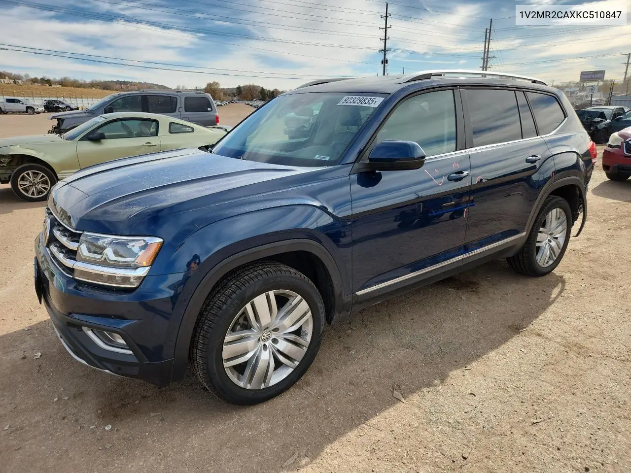 1V2MR2CAXKC510847 2019 Volkswagen Atlas Sel