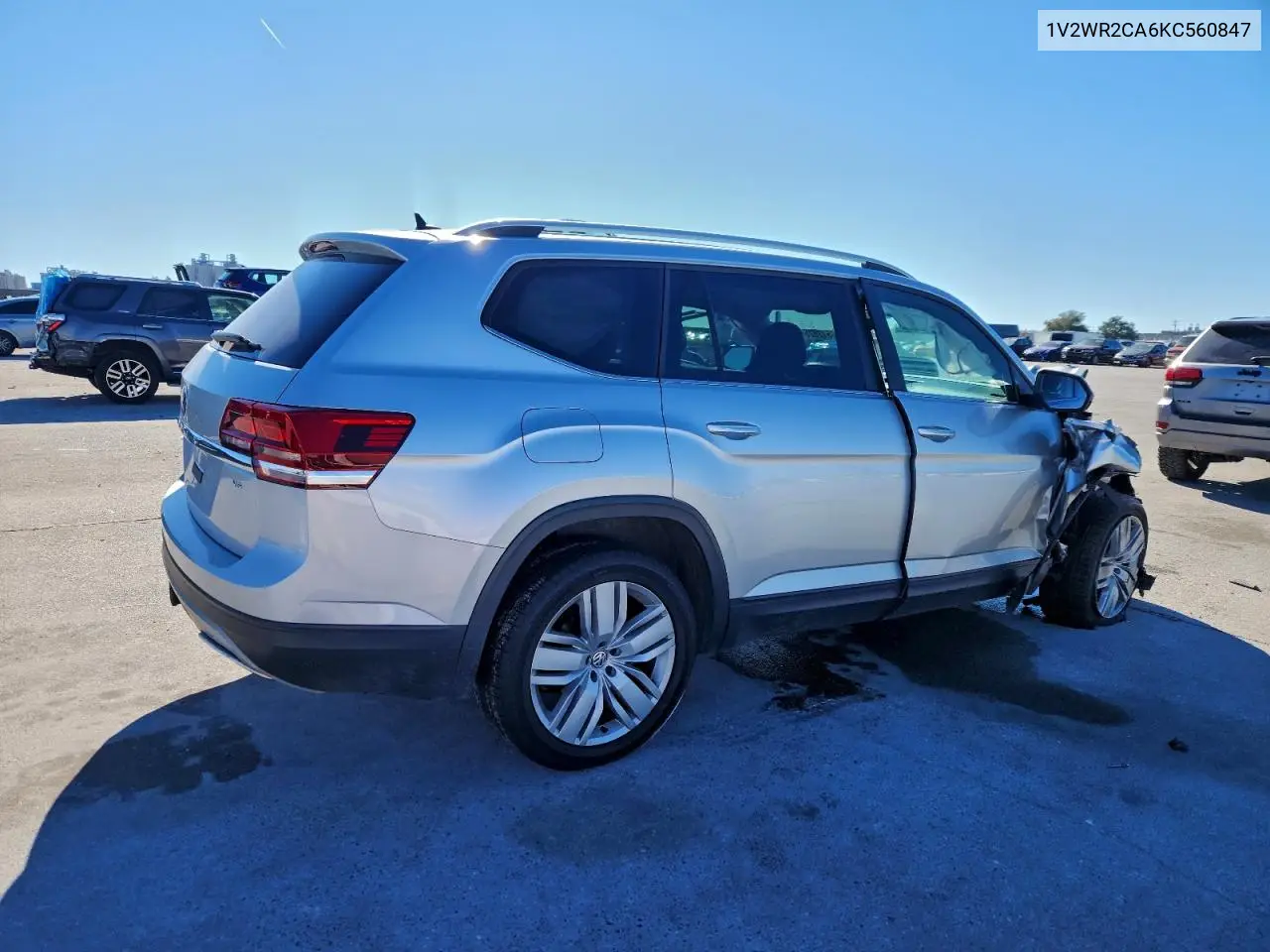 1V2WR2CA6KC560847 2019 Volkswagen Atlas Se
