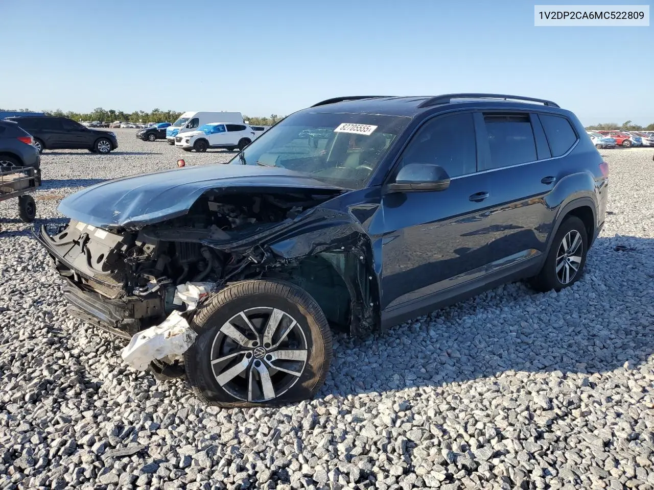1V2DP2CA6MC522809 2021 Volkswagen Atlas Se