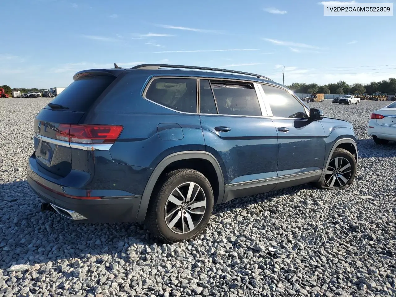 1V2DP2CA6MC522809 2021 Volkswagen Atlas Se