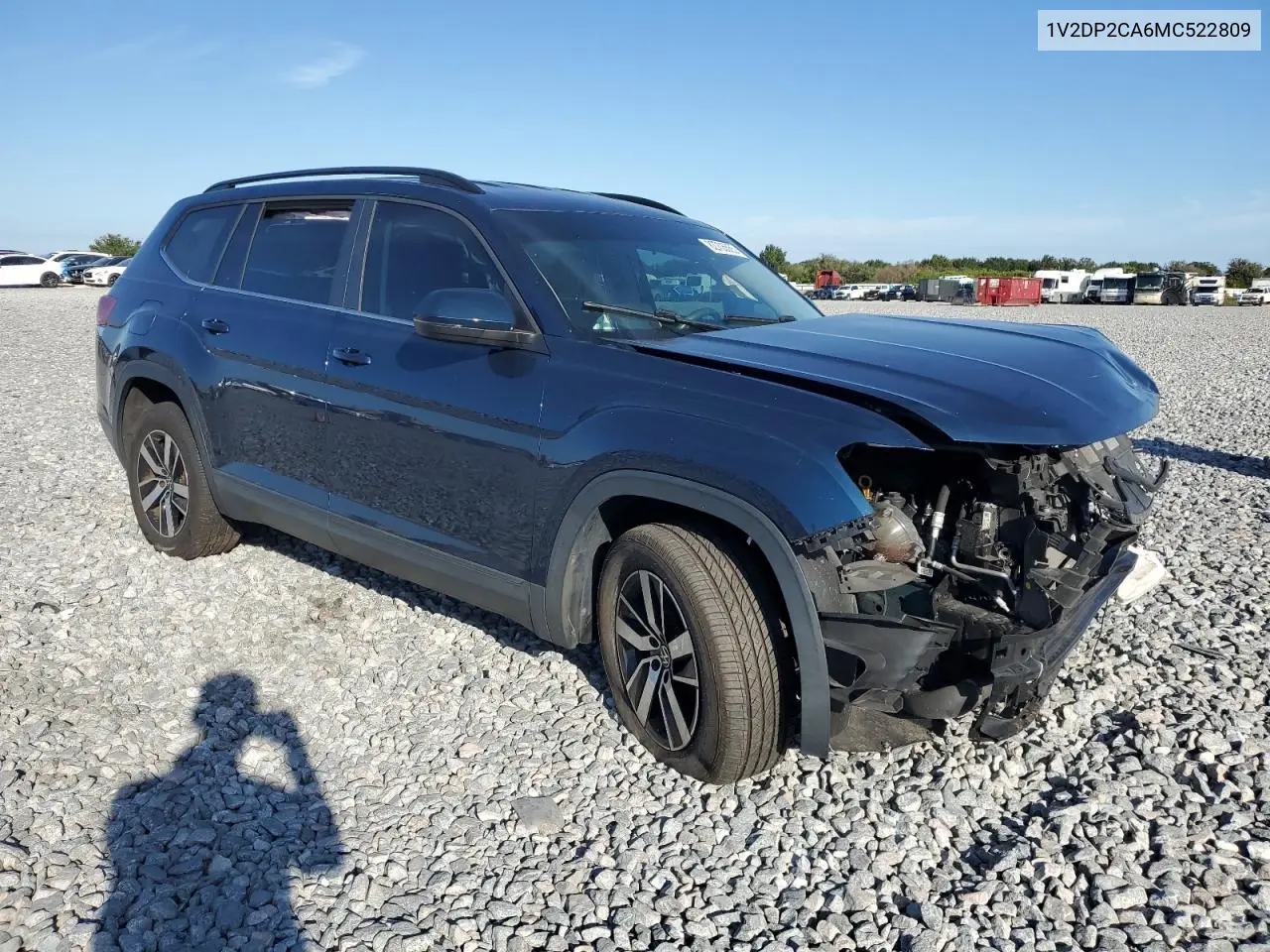 1V2DP2CA6MC522809 2021 Volkswagen Atlas Se