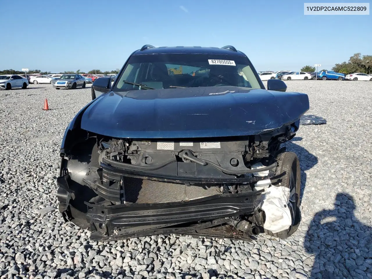 1V2DP2CA6MC522809 2021 Volkswagen Atlas Se