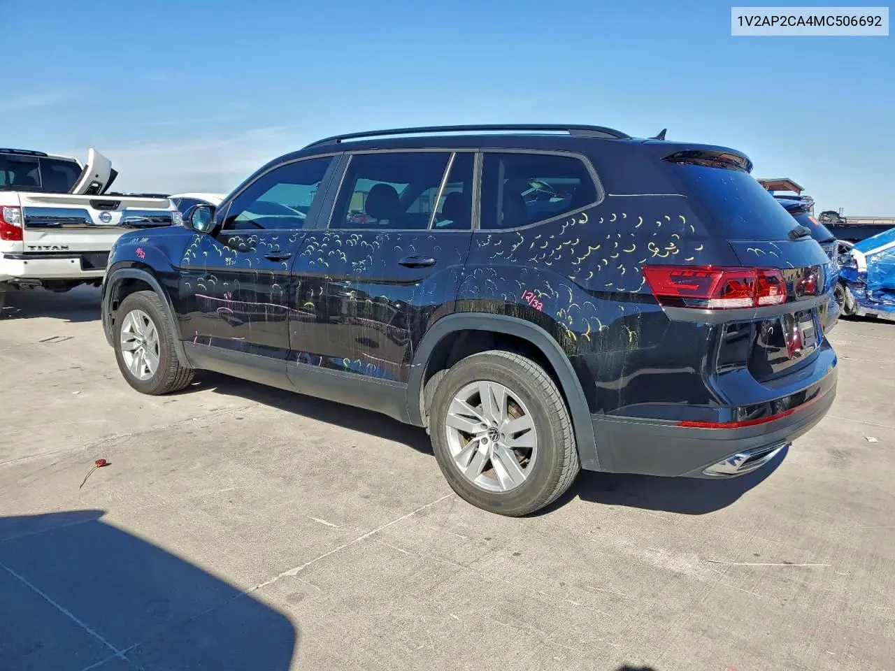 1V2AP2CA4MC506692 2021 Volkswagen Atlas S