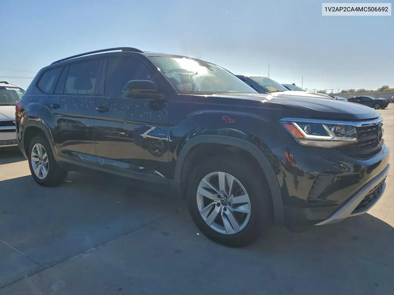 1V2AP2CA4MC506692 2021 Volkswagen Atlas S