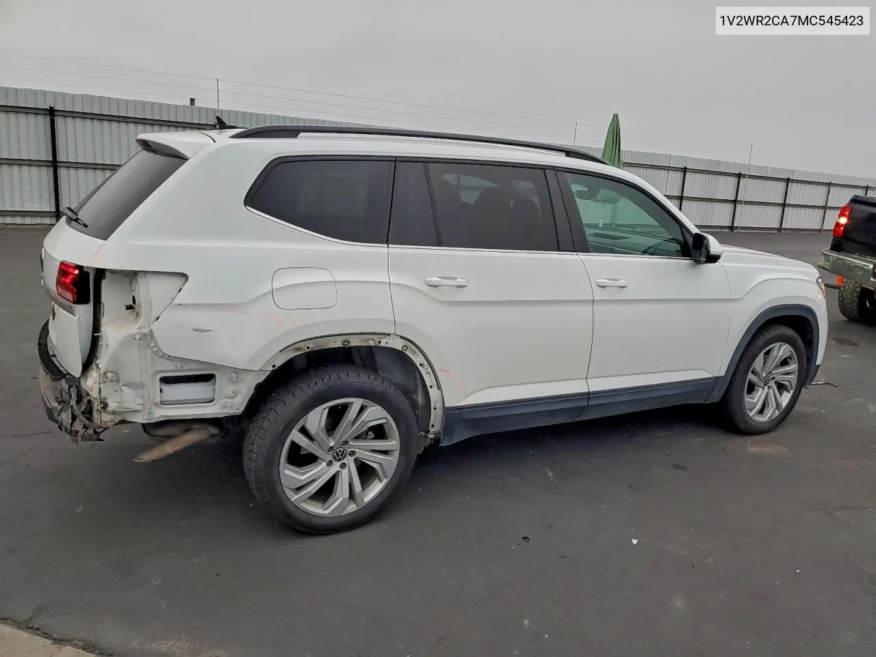 1V2WR2CA7MC545423 2021 Volkswagen Atlas Se