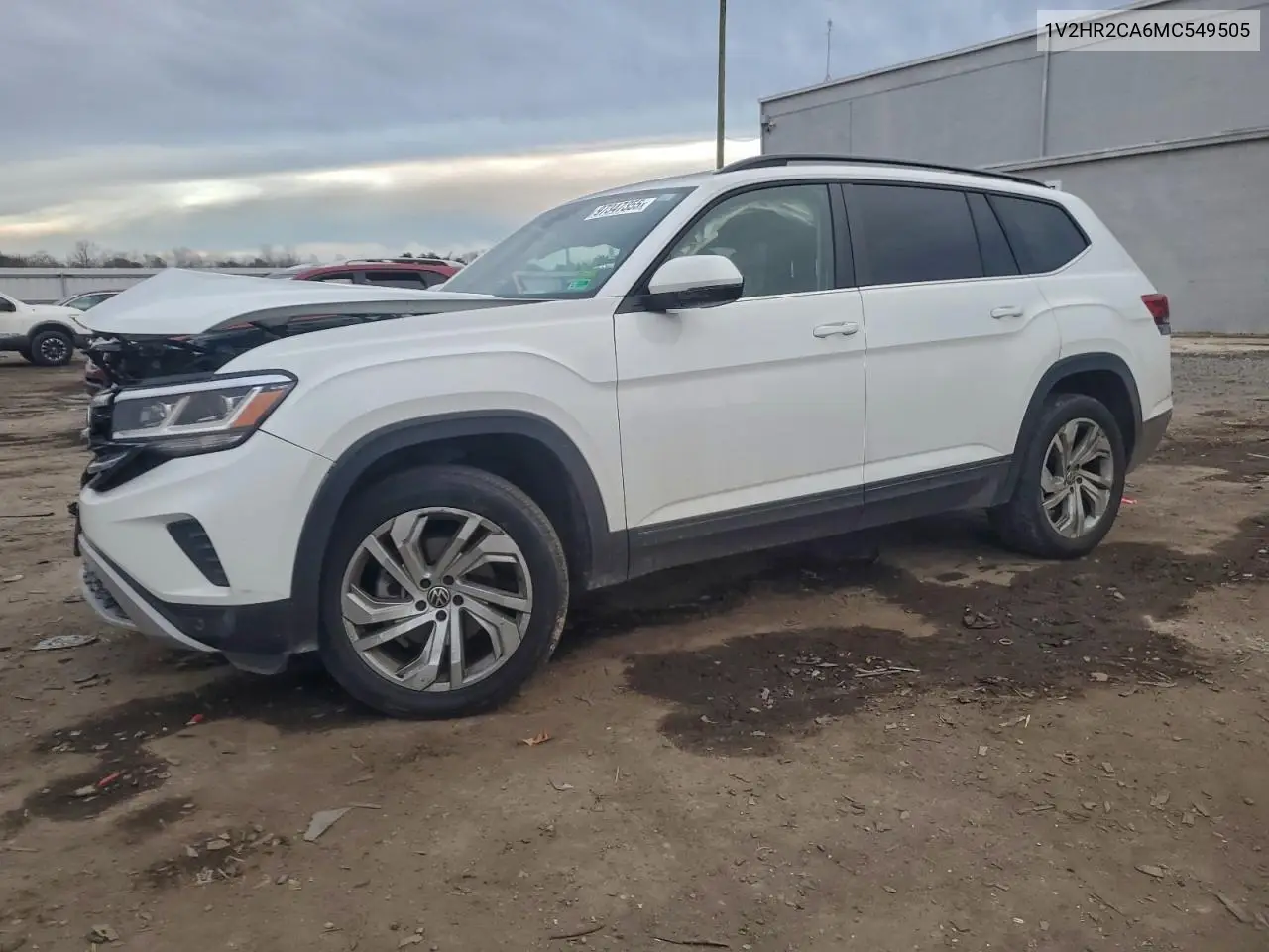 1V2HR2CA6MC549505 2021 Volkswagen Atlas Se