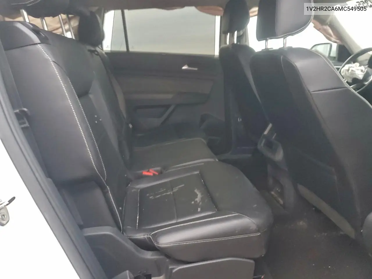 1V2HR2CA6MC549505 2021 Volkswagen Atlas Se