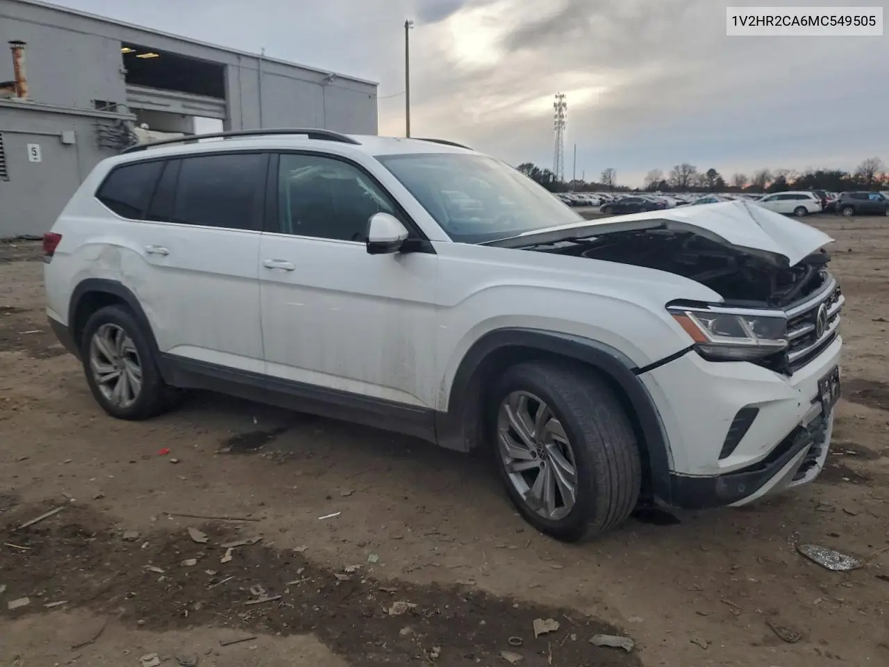1V2HR2CA6MC549505 2021 Volkswagen Atlas Se