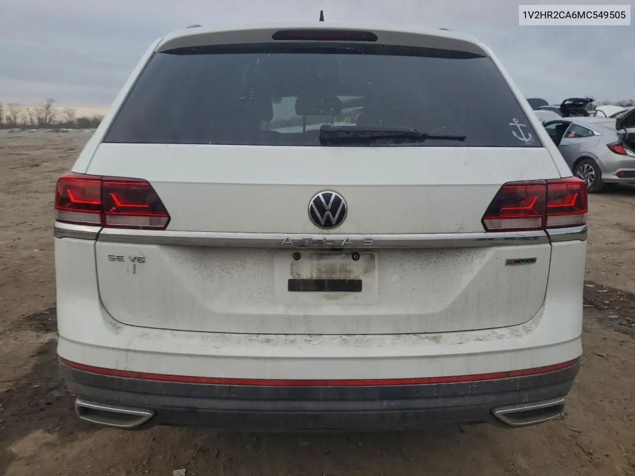 1V2HR2CA6MC549505 2021 Volkswagen Atlas Se