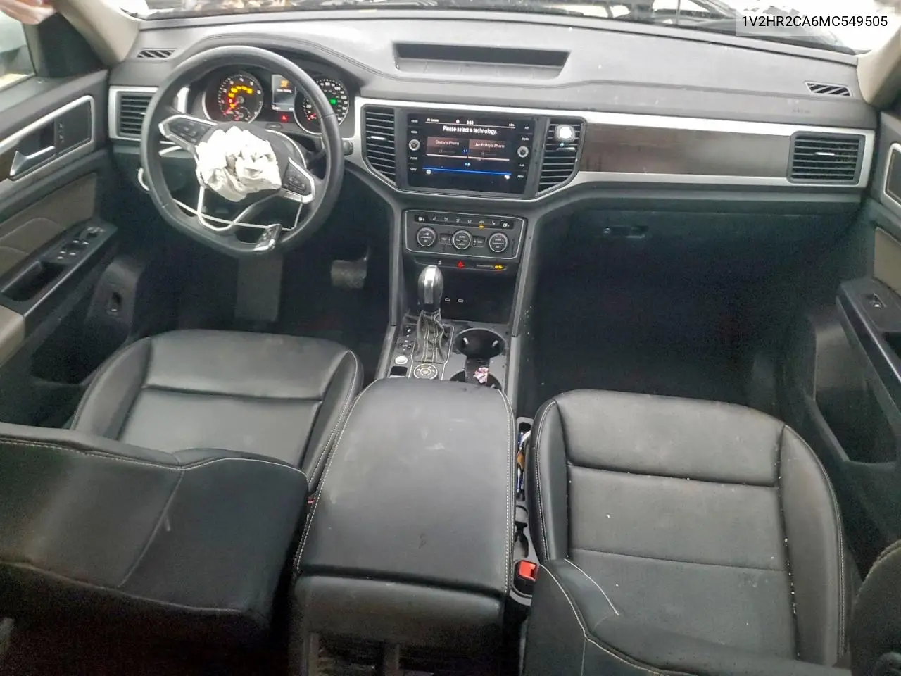 1V2HR2CA6MC549505 2021 Volkswagen Atlas Se